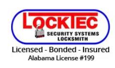 Locktec locksmith in Huntsville, AL